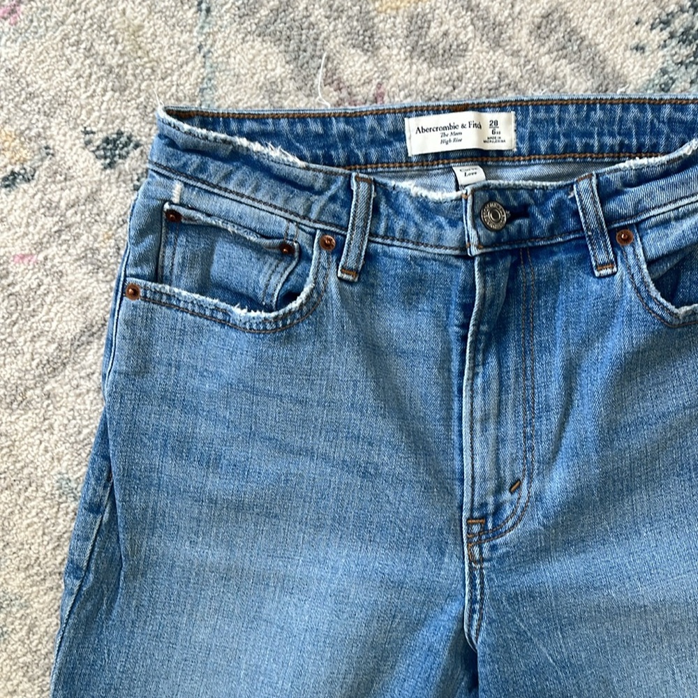 Abercrombie & Fitch Straight Leg Jeans - Blue